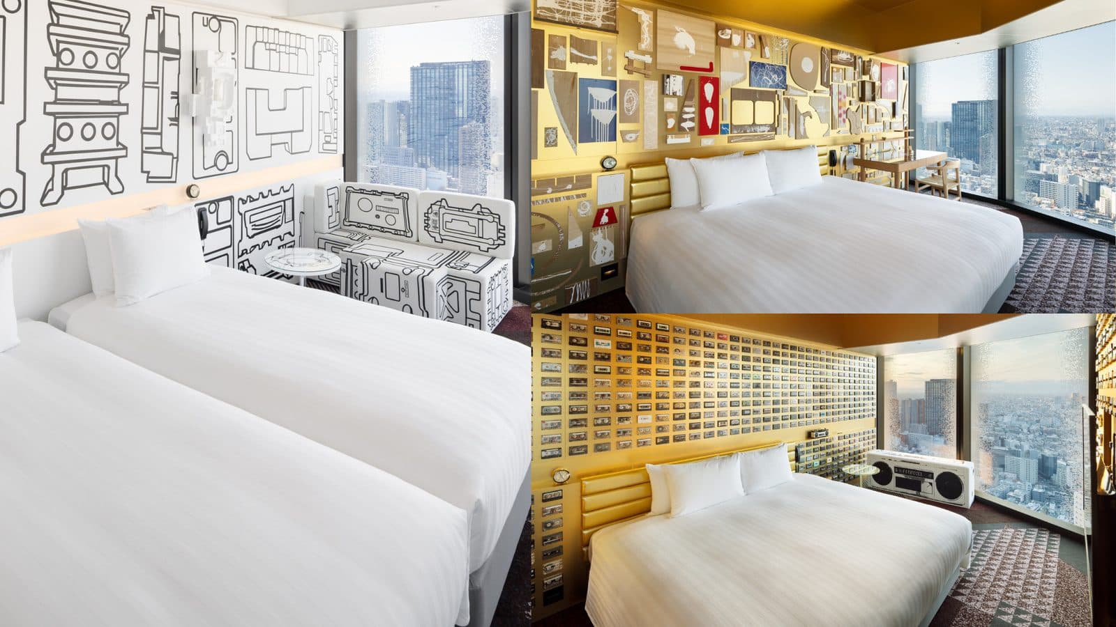 Artist-designed GROOVE ROOMs
