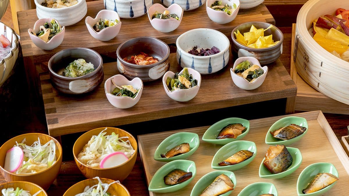 교토 식재료 조식 뷔페