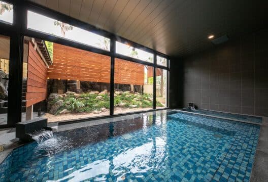 Natural hot spring baths