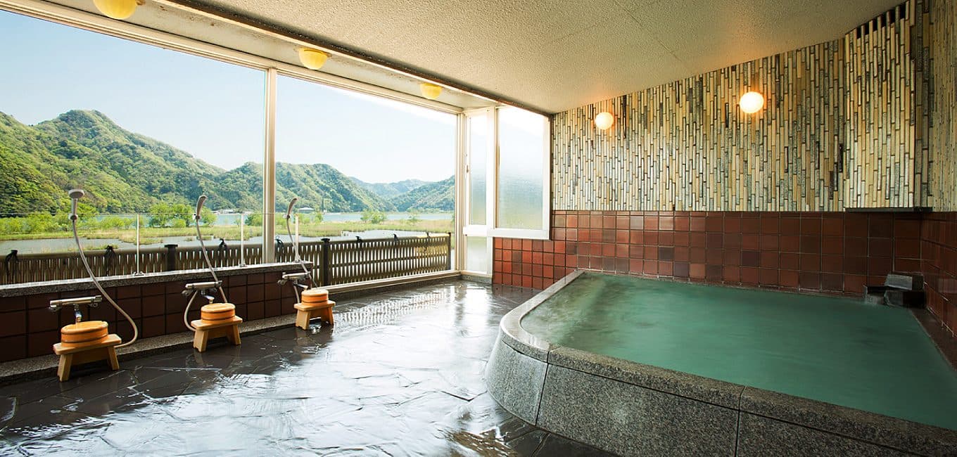 River-view baths