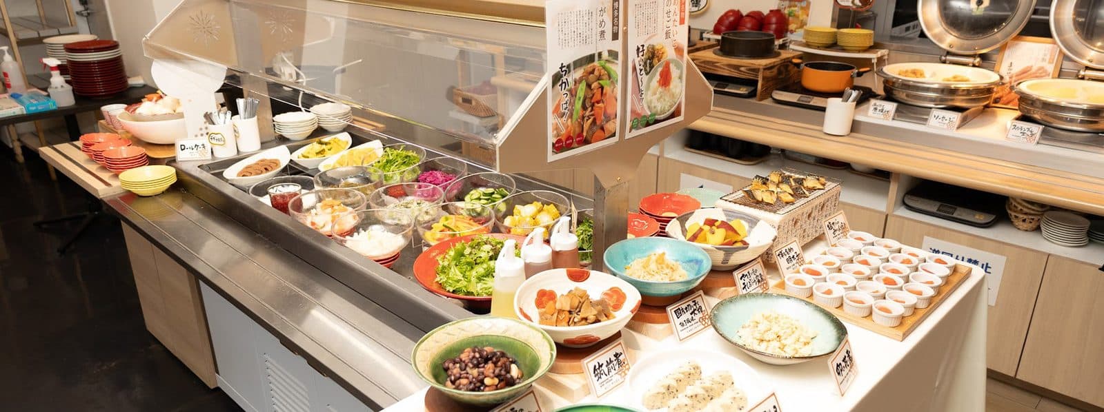 Handmade breakfast buffet
