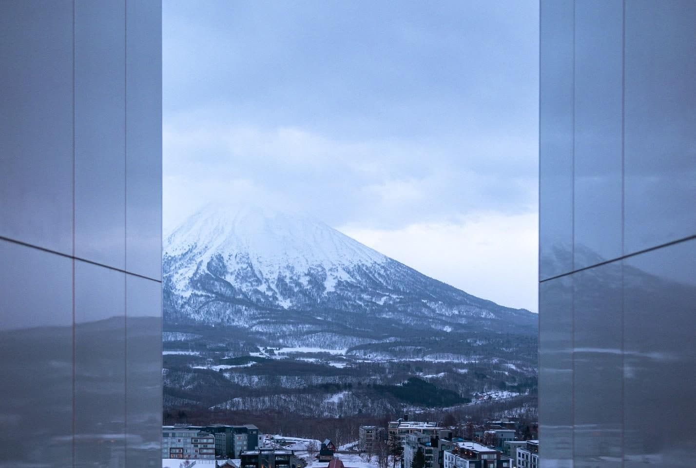 Onsen with Mt. Yotei views