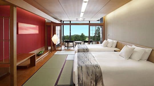 Top-floor twin views