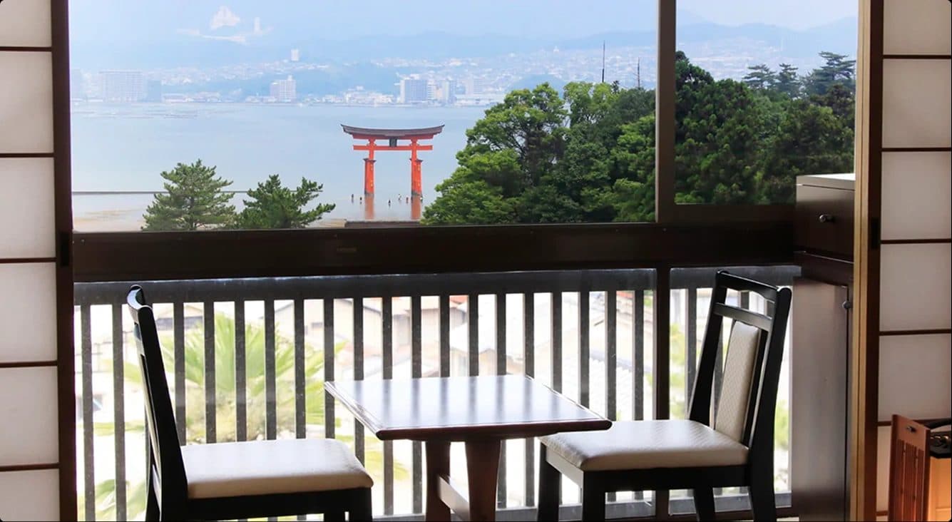Great Torii from your room