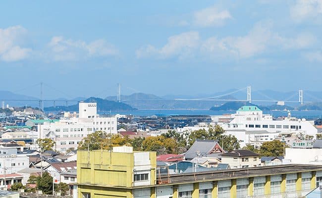 고층에서 보는 시마나미 해도