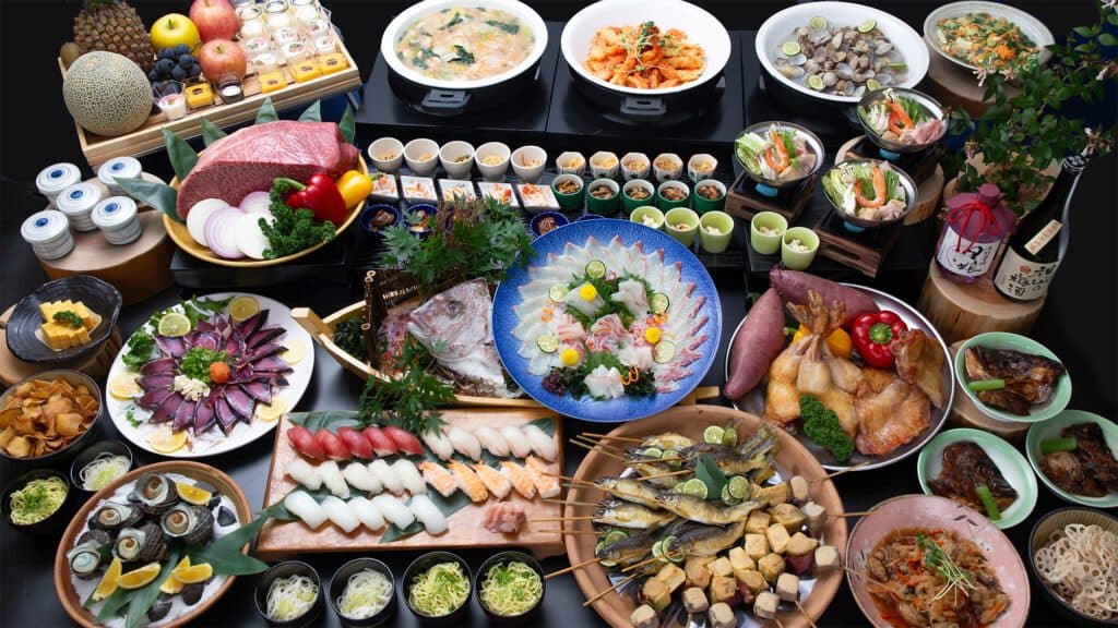 도쿠시마 식재료 뷔페