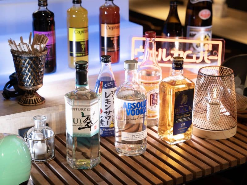 Free welcome bar