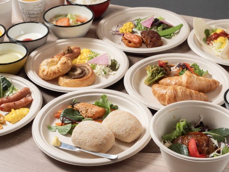 Healthy breakfast buffet
