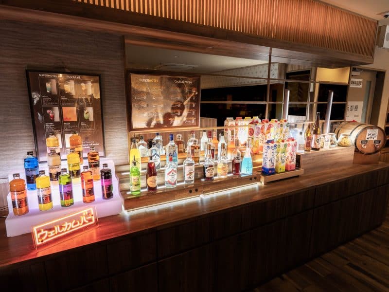 Free welcome bar