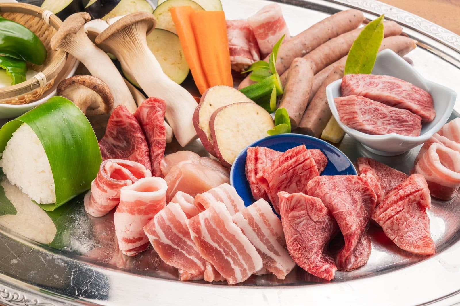 Ishigaki beef BBQ and in-villa breakfast