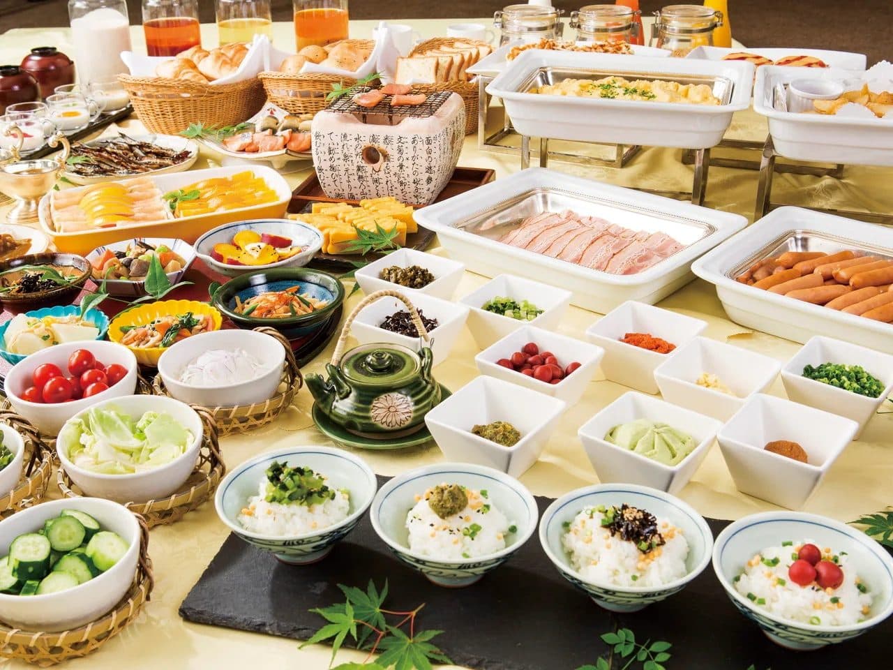 鱼沼产越光米早餐