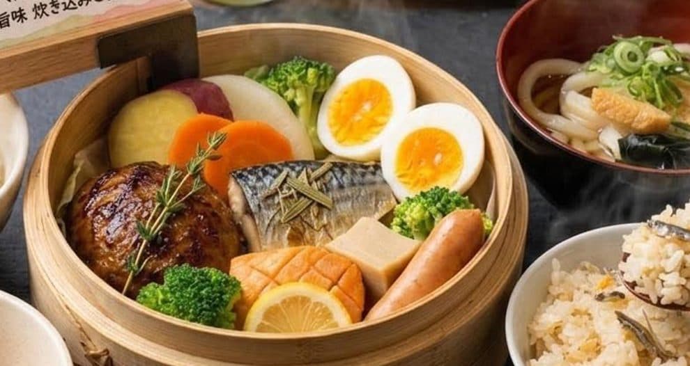 찜통 조식 '고치소 다마테바코'
