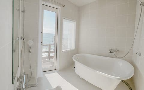 Coconuts: kitchen and tub