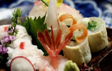 Kaga cuisine, dinner & breakfast