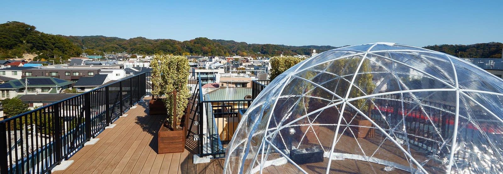 옥상 돔 텐트