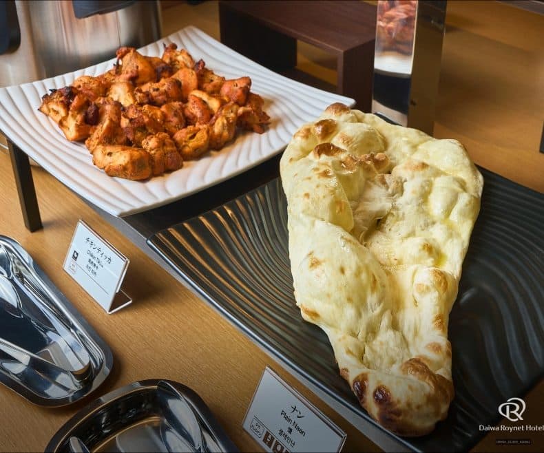 Japanese, Western & Indian breakfast buffet