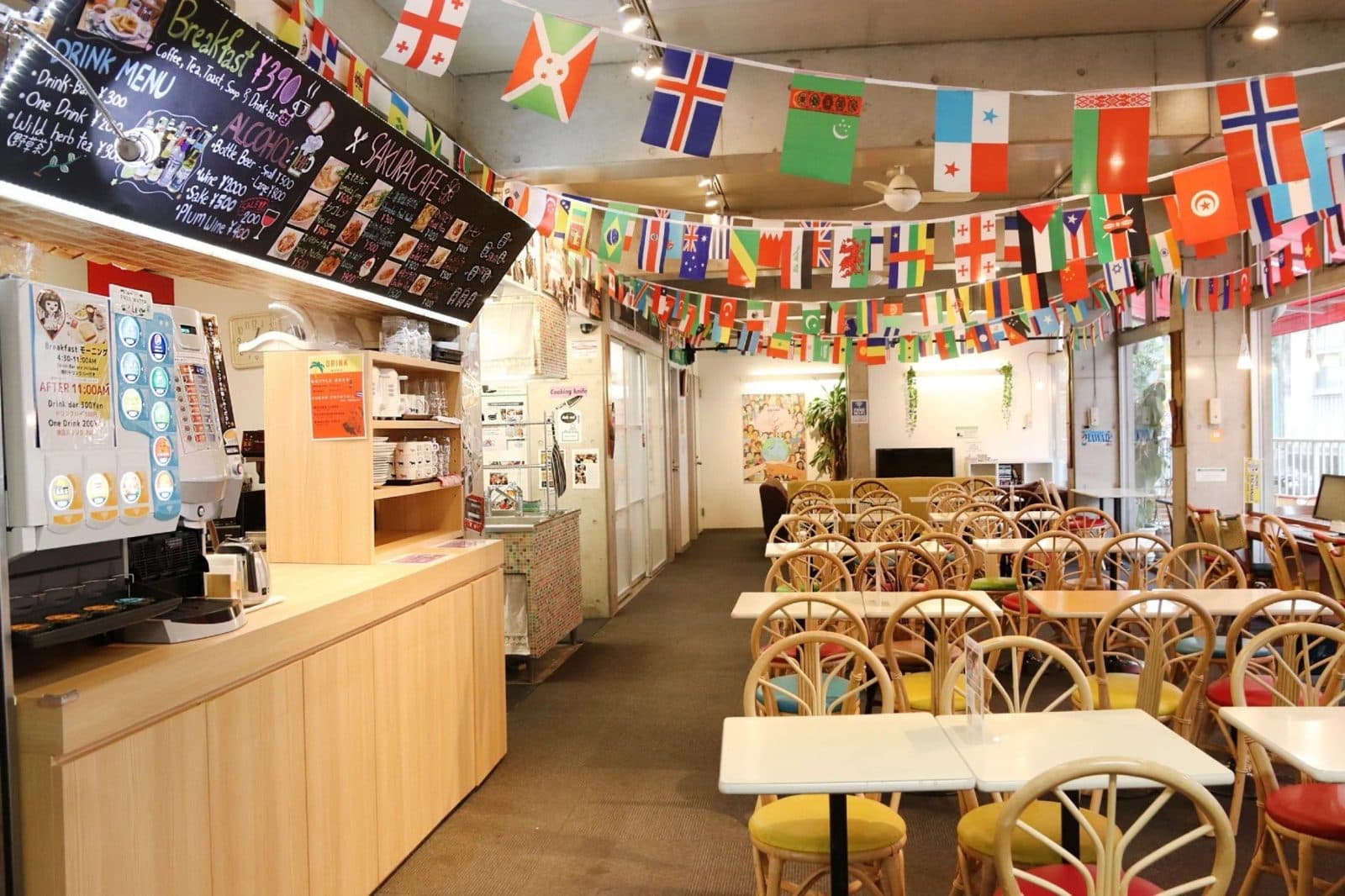 24-hour cafe lounge