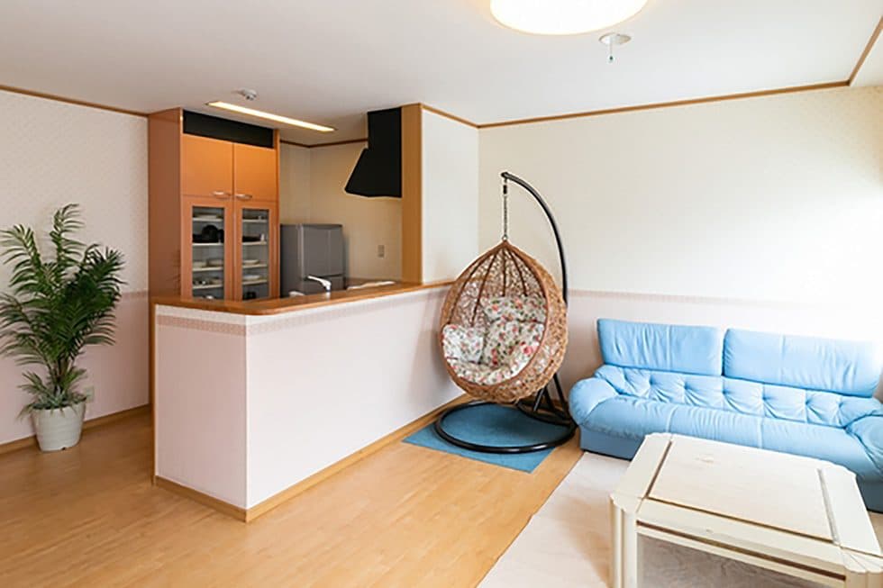 Condo with a kitchen