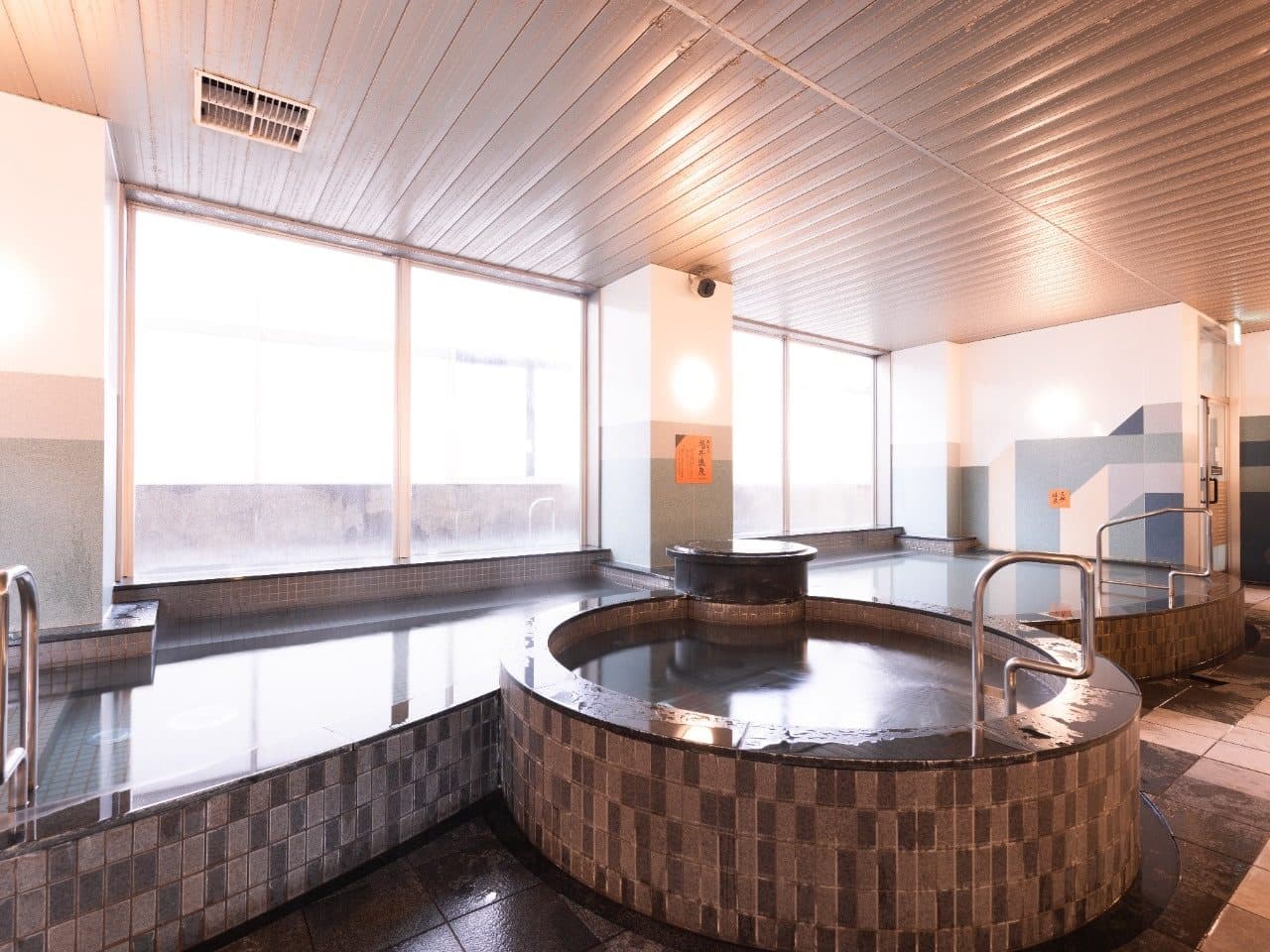 Natural hot spring baths