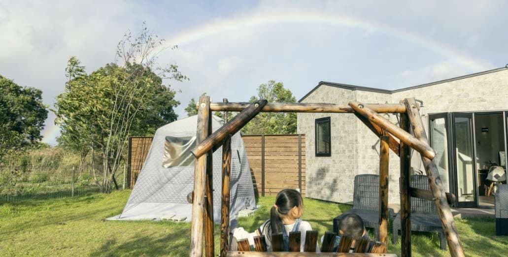 Six glamping villas