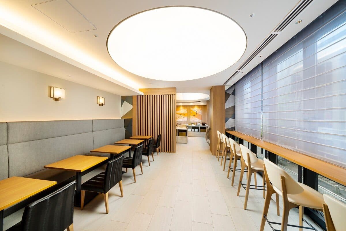 Buffet with a Japanese touch