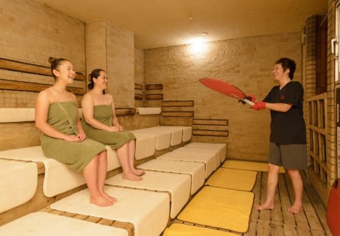 Three saunas and Aufguss