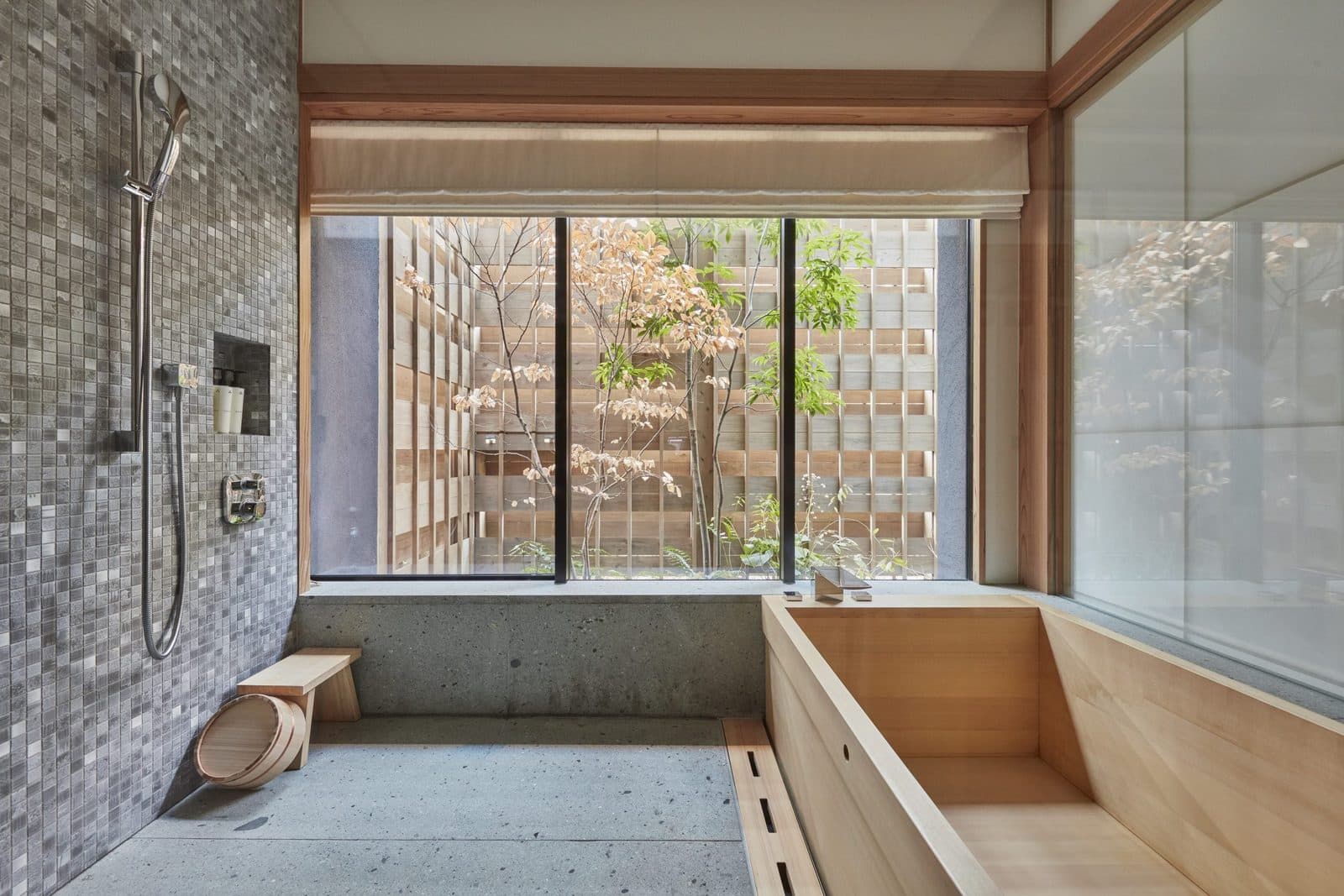 Hinoki bath in every room