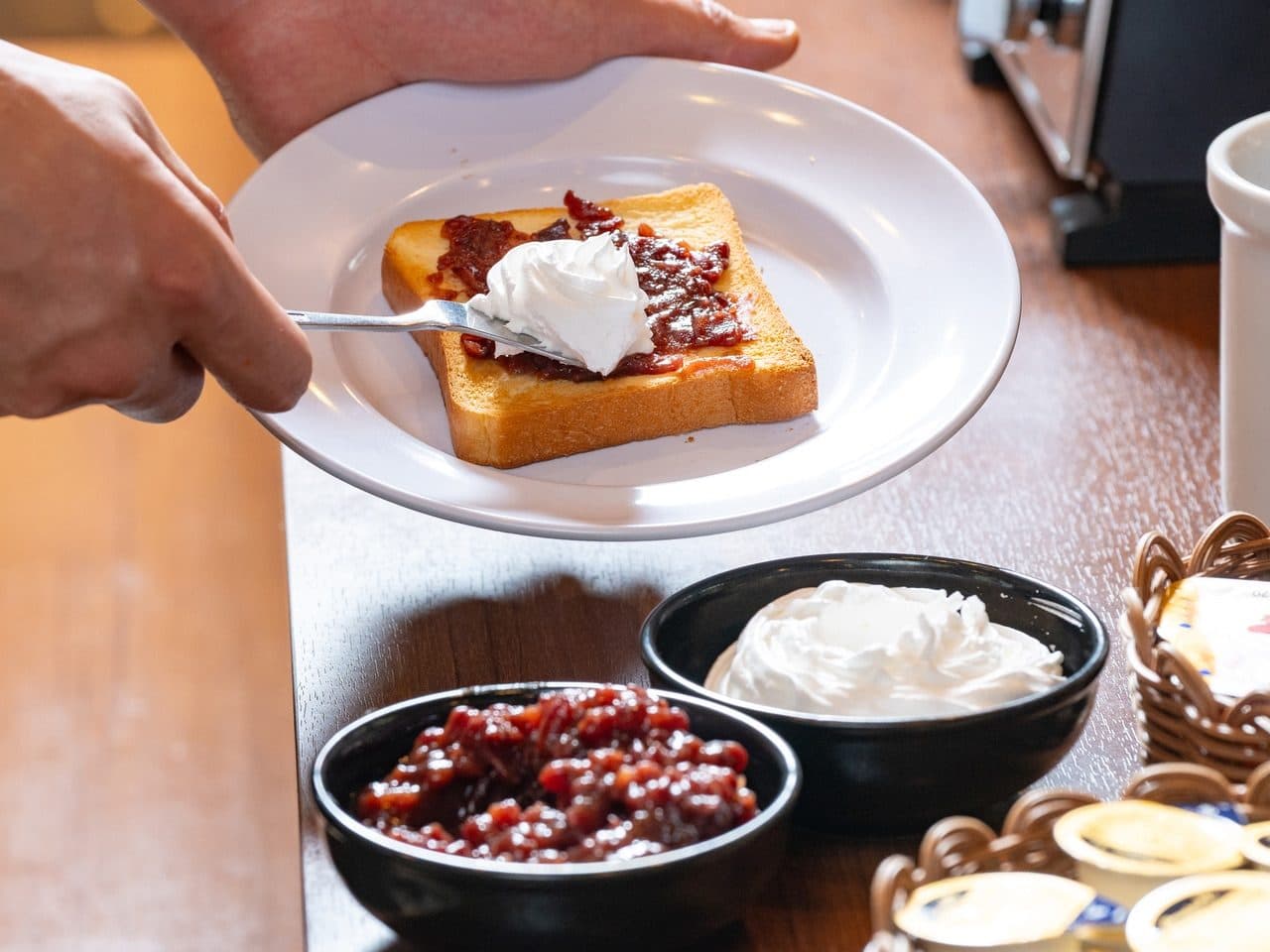 Make-your-own ogura toast