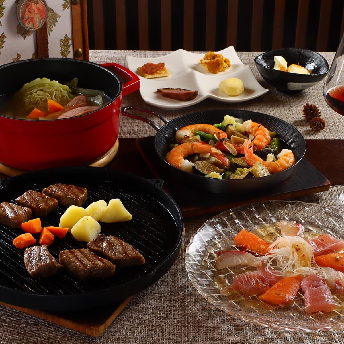 Bungo beef steak dinner