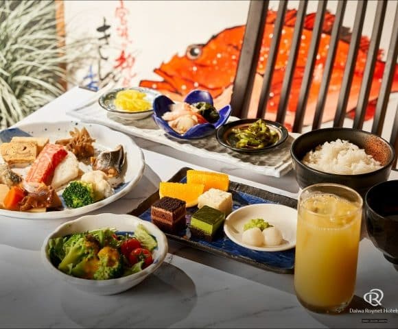 Seafood-focused breakfast buffet