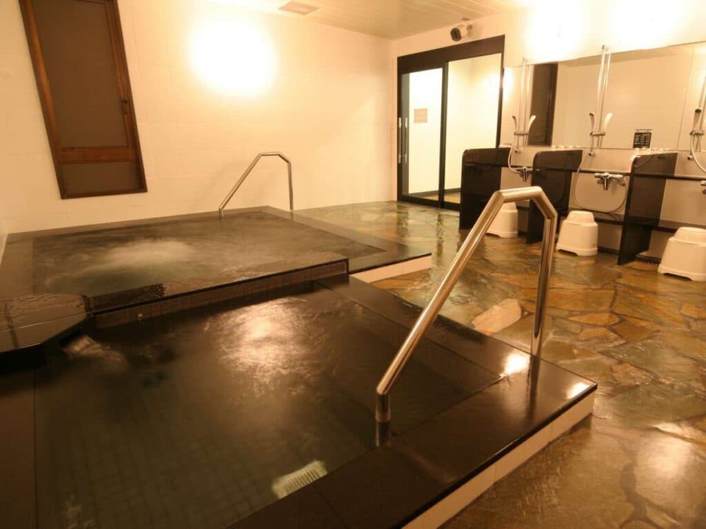 Artificial hot spring baths