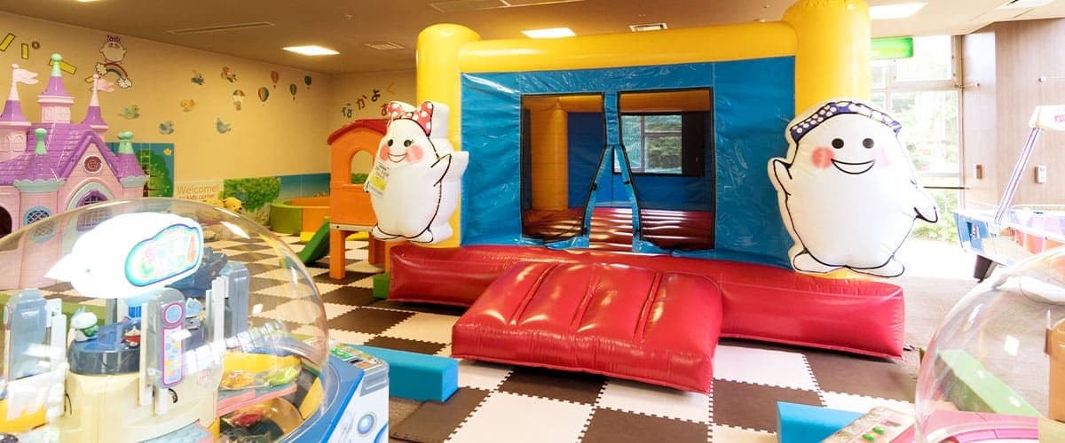 Kids' park and manga corner