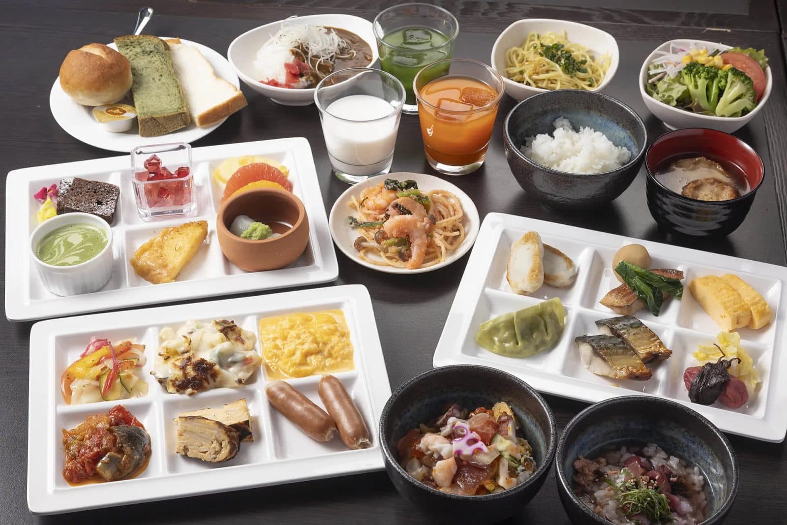 미야기 맛 조식 뷔페