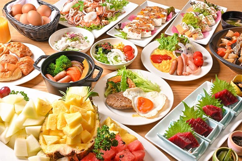 다카쓰키 채소 조식 뷔페