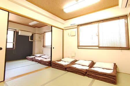 Tatami rooms for 1-6