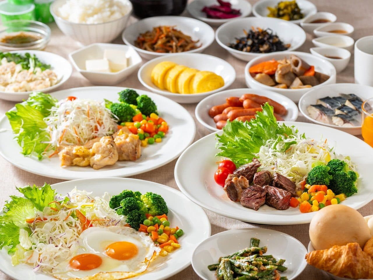 메인 요리 고르는 조식