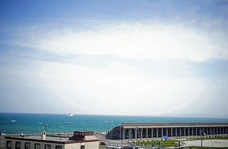 창밖으로 보이는 바다