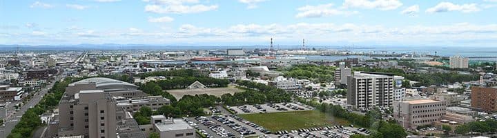 산 쪽·항구 쪽 전망