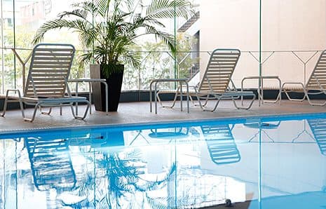 Indoor pool and fitness club