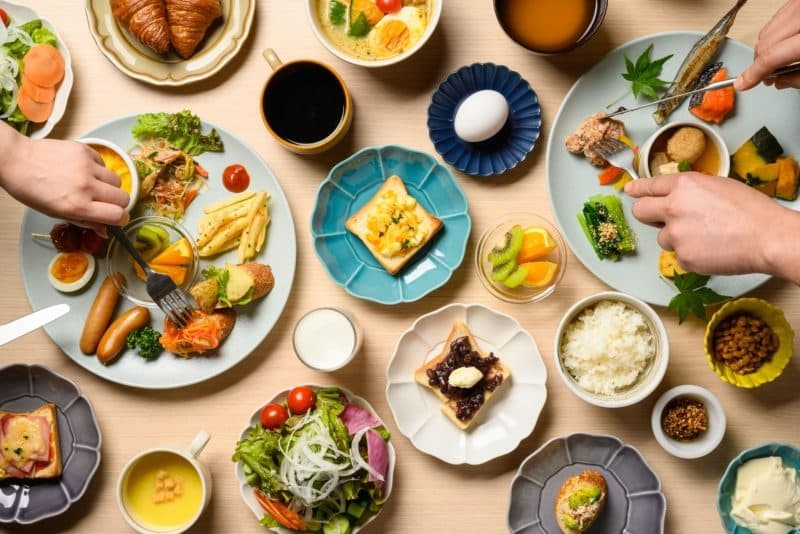 지바 식재료 조식