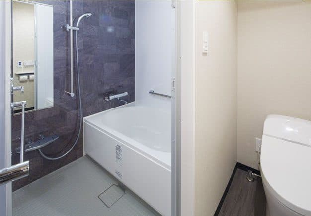 Bathroom with washing area