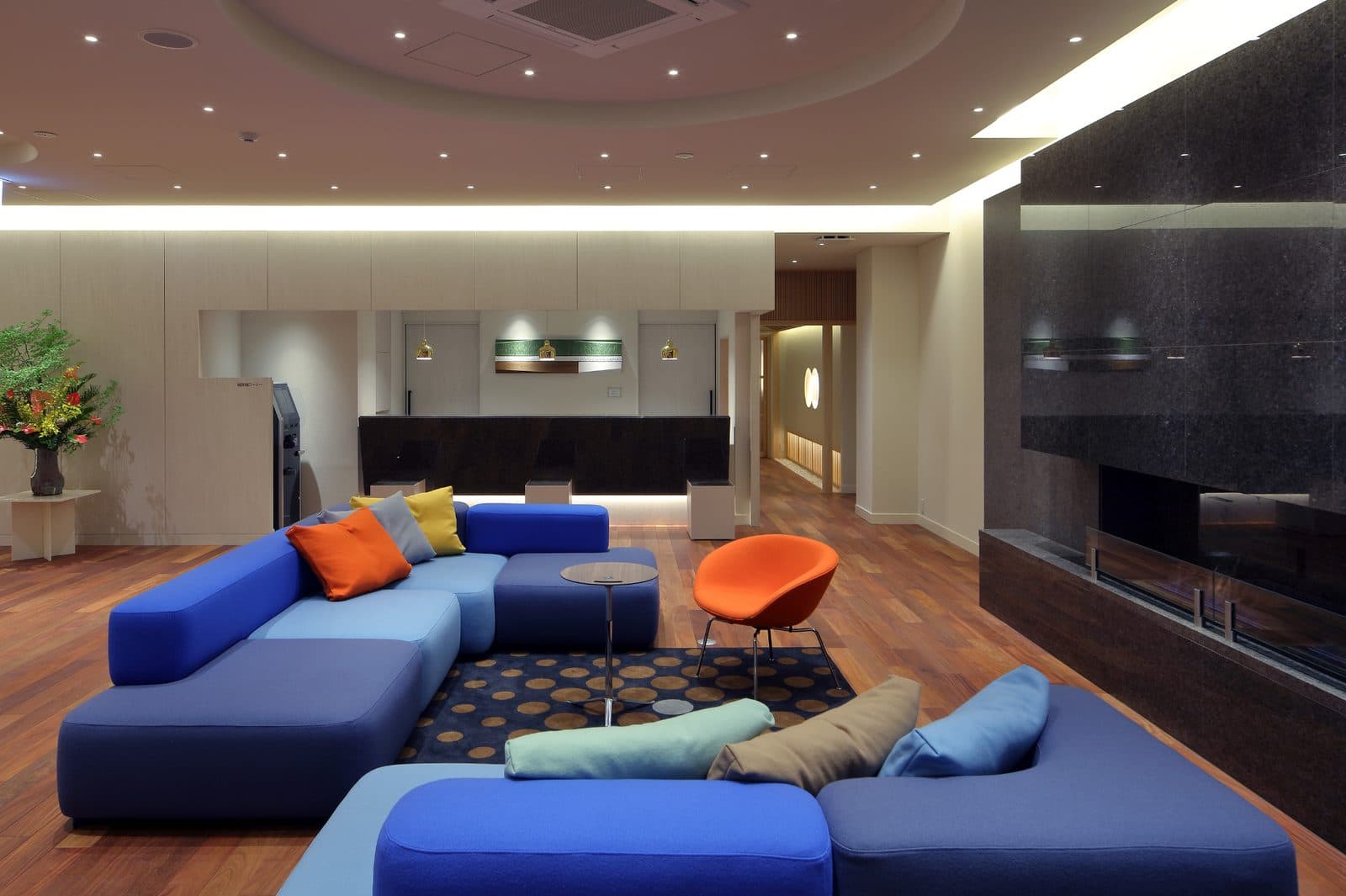 Designer-supervised interiors
