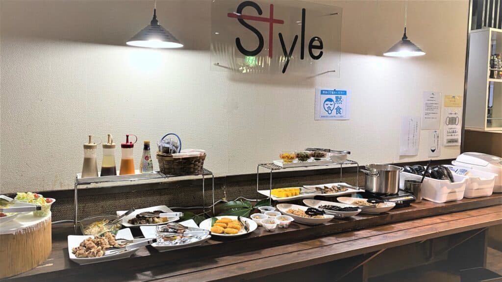 Breakfast buffet on the 2nd floor