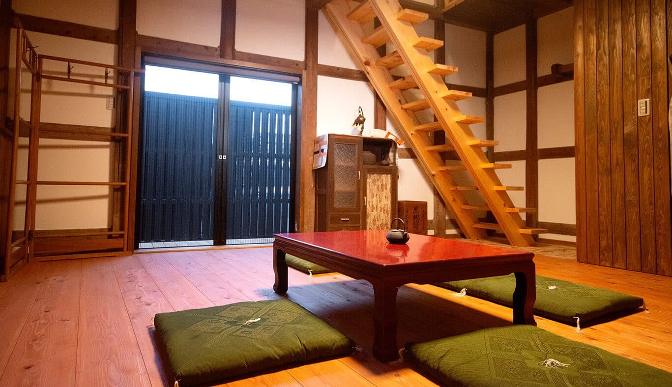 Rooms in a soy sauce storehouse