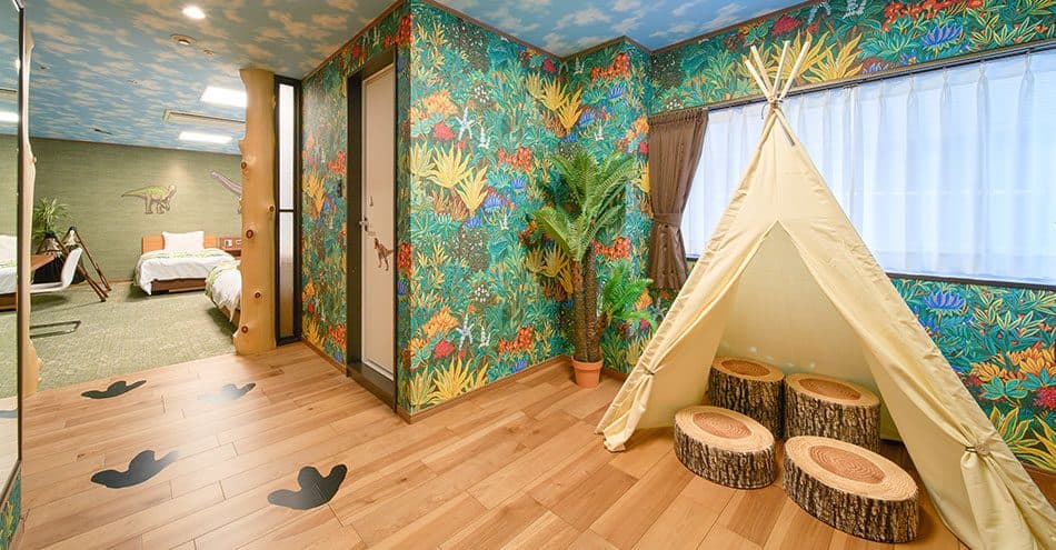Dinosaur-themed room