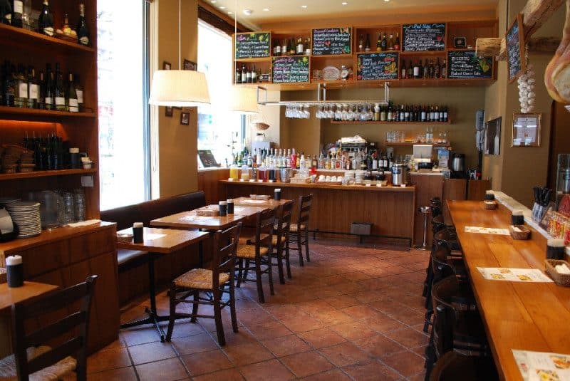 Pizzeria on the 1st floor