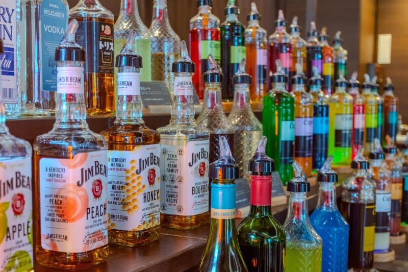 Free evening welcome bar