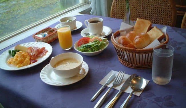 Western-style breakfast