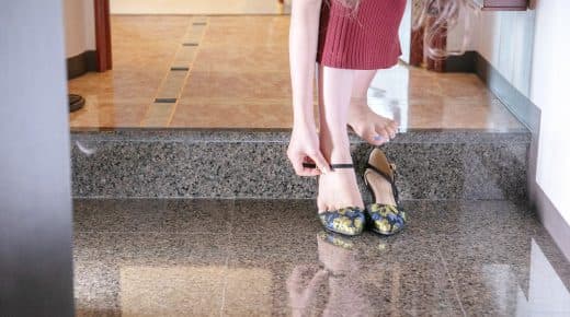 신발 벗는 객실·연수 욕실