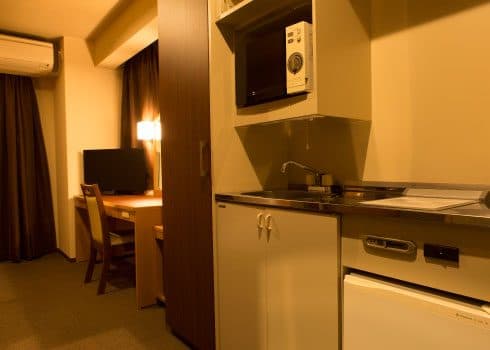 Mini kitchen in every room